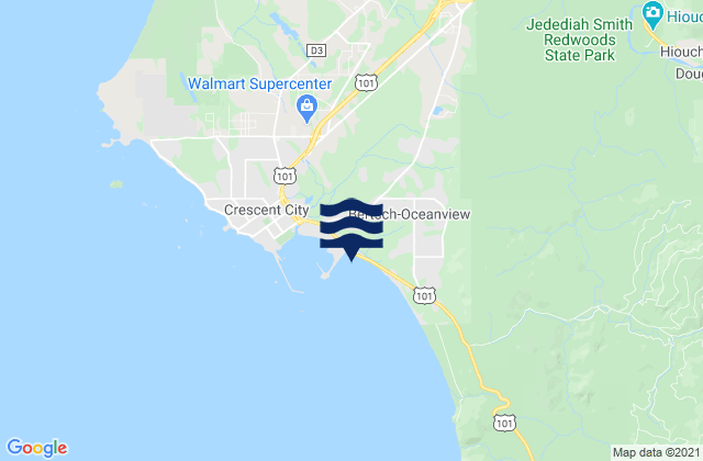 South Beach, United Statesの潮見表地図