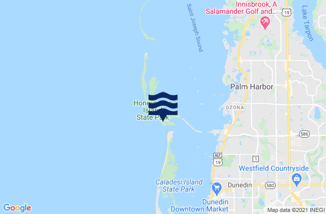 South Beach Pavilion, United Statesの潮見表地図
