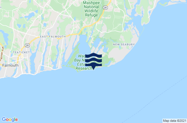 South Cape Beach, United Statesの潮見表地図