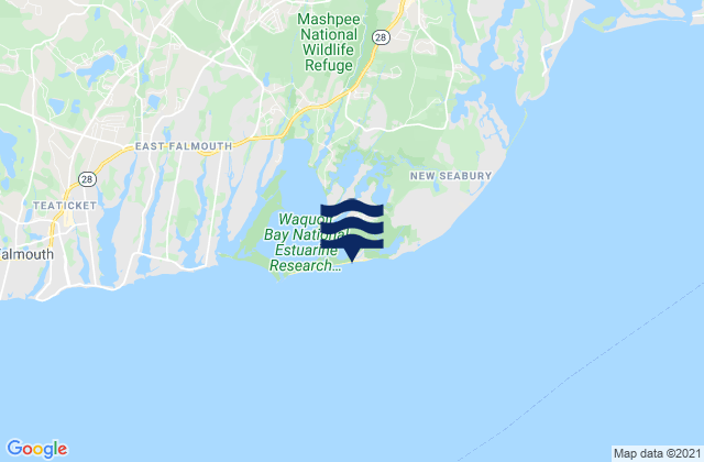 South Cape Beach, United Statesの潮見表地図
