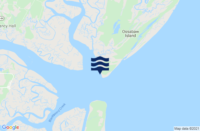 South Ossabaw Island Bear River, United Statesの潮見表地図