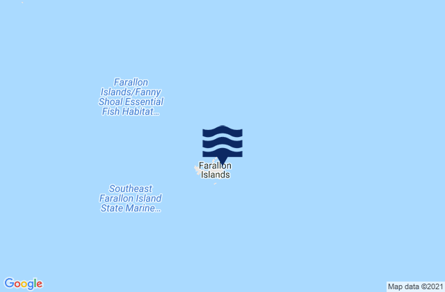 Southeast Farallon Island, United Statesの潮見表地図