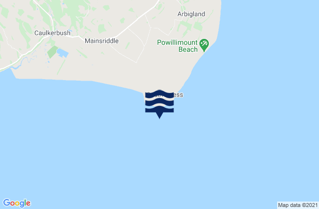 Southerness Point, United Kingdomの潮見表地図
