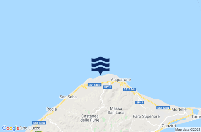 Sparta', Italyの潮見表地図