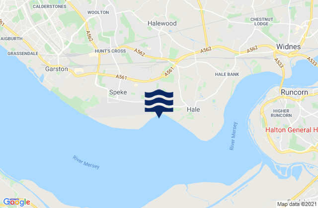 Spekes Mills, United Kingdomの潮見表地図