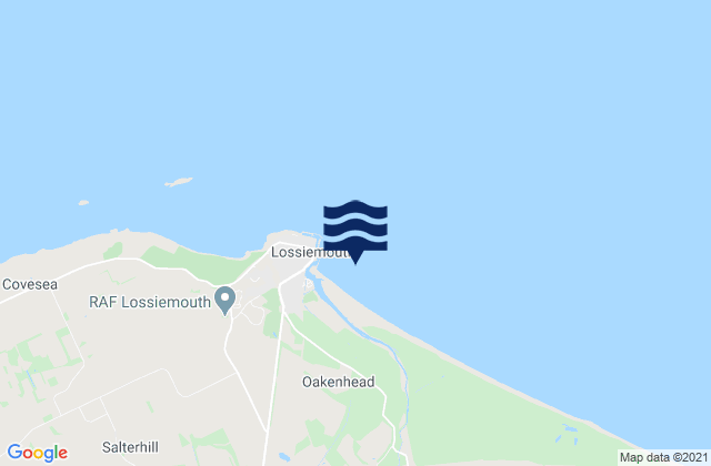 Spey Bay, United Kingdomの潮見表地図