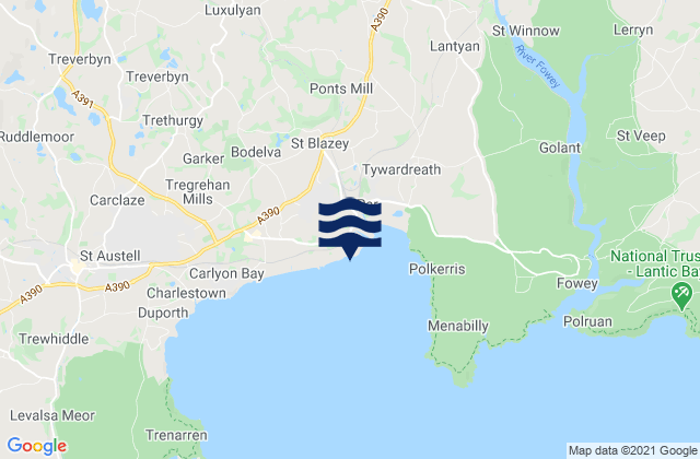 Spit Beach, United Kingdomの潮見表地図