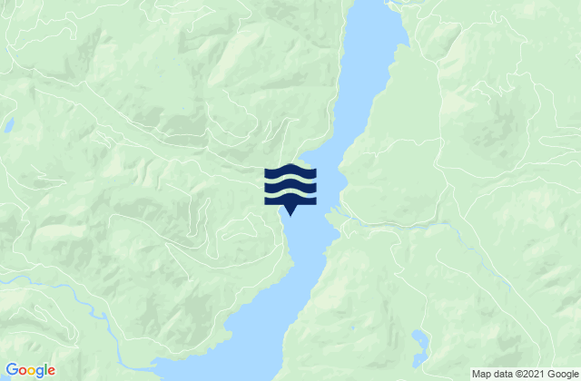 Sproat Narrows, Canadaの潮見表地図