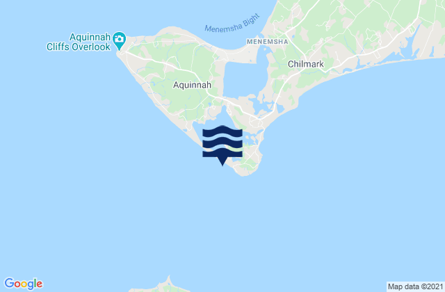 Squibnocket Beach, United Statesの潮見表地図