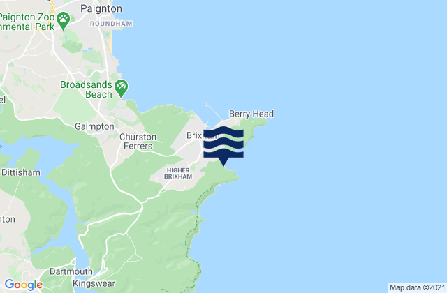 St Marys Bay Beach, United Kingdomの潮見表地図