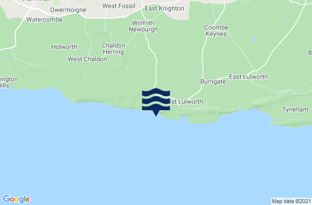 St Oswald's Bay, United Kingdomの潮見表地図