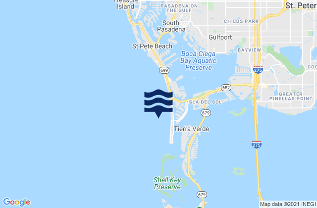 St Pete Beach, United Statesの潮見表地図