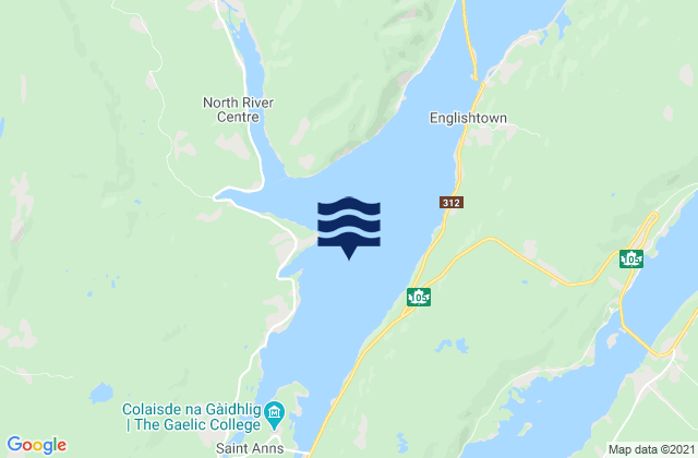 St. Anns Harbour, Canadaの潮見表地図