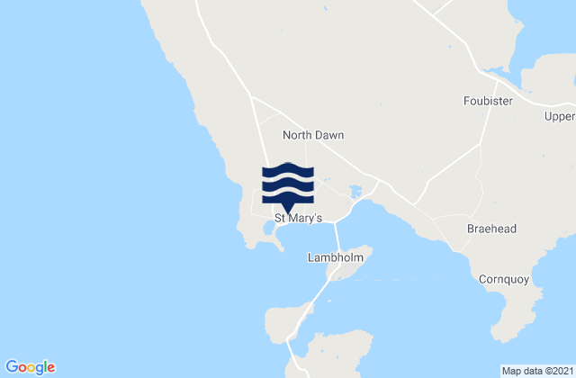 St. Marys (Scapa Flow), United Kingdomの潮見表地図