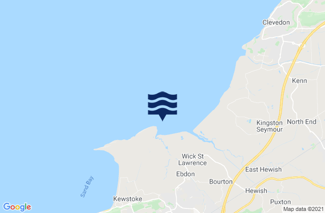 St. Thomas Head, United Kingdomの潮見表地図