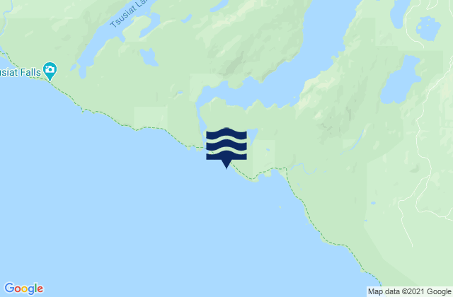 Stanley Beach, Canadaの潮見表地図