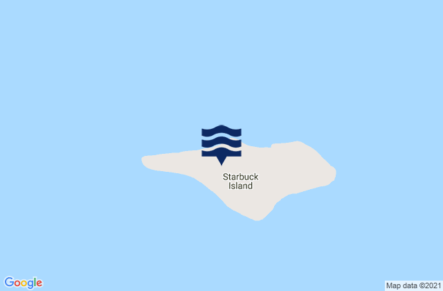 Starbuck, Kiribatiの潮見表地図
