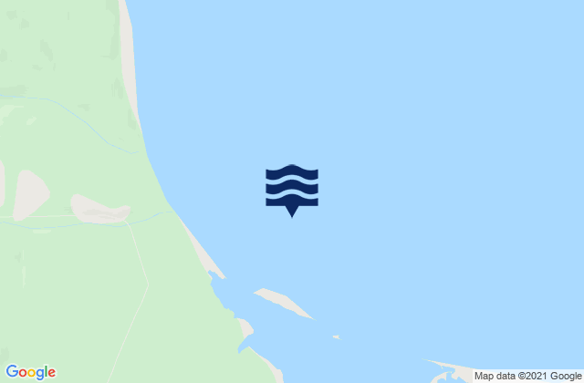 Starka Bay, Russiaの潮見表地図