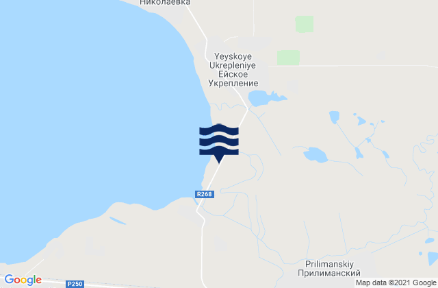 Staroshcherbinovskaya, Russiaの潮見表地図