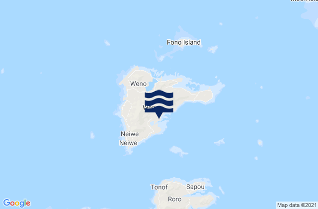 State of Chuuk, Micronesiaの潮見表地図