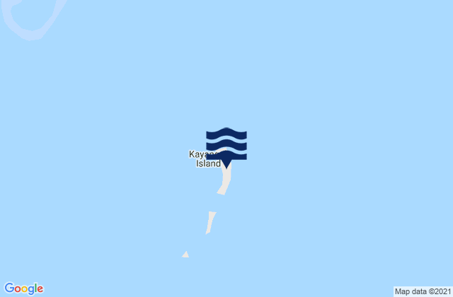 State of Kayangel, Palauの潮見表地図