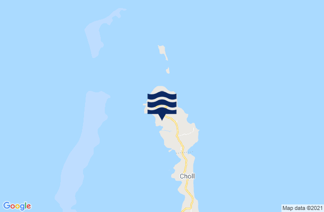 State of Ngarchelong, Palauの潮見表地図