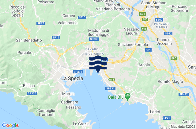 Stazione-Fornola, Italyの潮見表地図