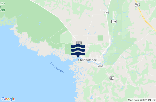 Steinhatchee River Ent. (Deadman Bay), United Statesの潮見表地図