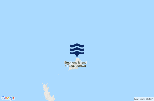 Stephens Island (Takapourewa), New Zealandの潮見表地図