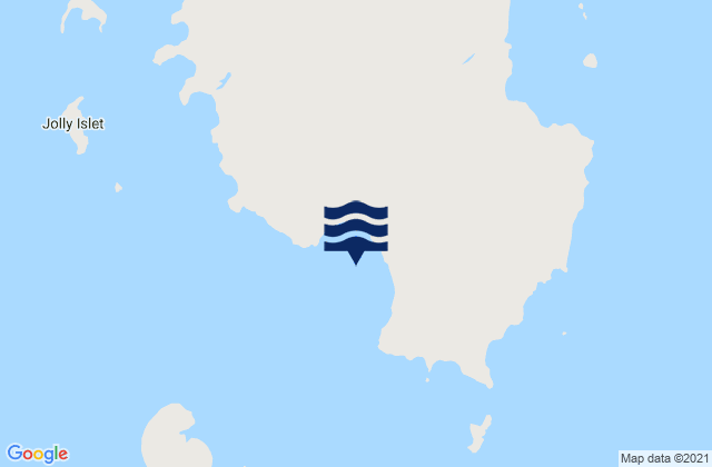 Stokes Bay, Australiaの潮見表地図