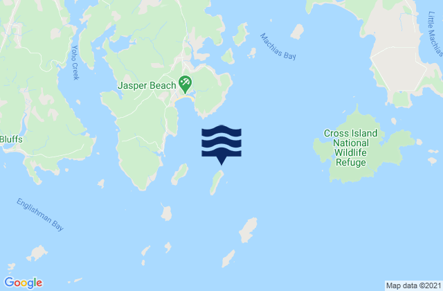 Stone Island Machias Bay, United Statesの潮見表地図