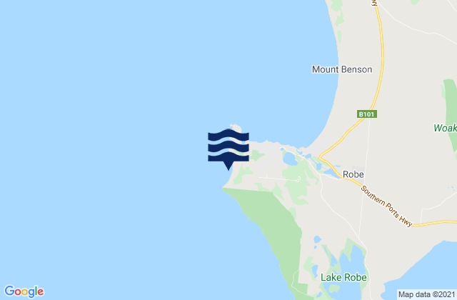 Stony Rise, Australiaの潮見表地図