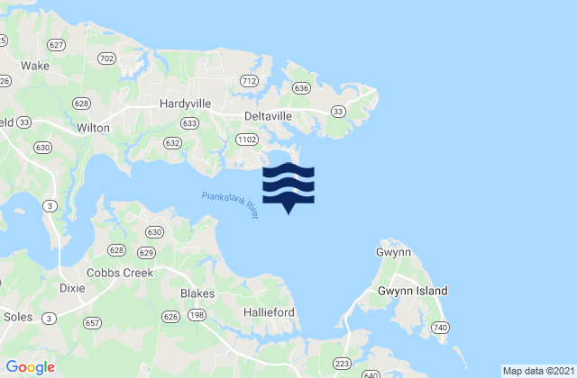 Stove Point, United Statesの潮見表地図