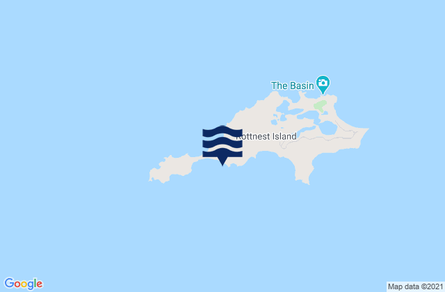 Strickland Bay, Australiaの潮見表地図
