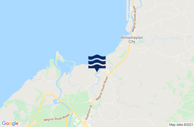 Suay, Philippinesの潮見表地図
