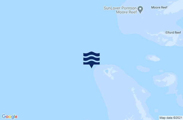 Sudbury Cay, Australiaの潮見表地図