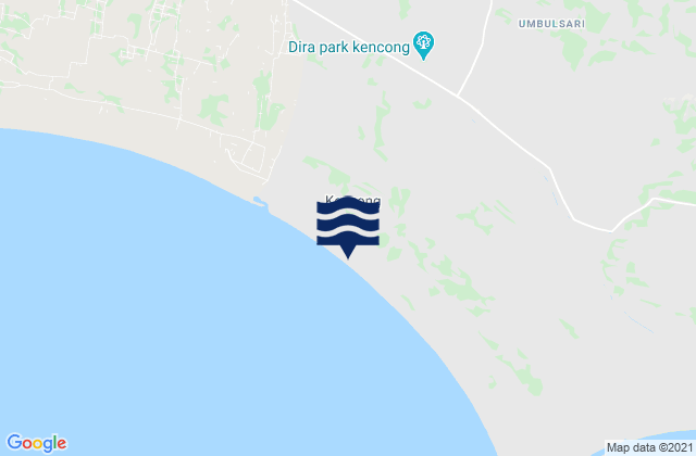 Sukoreno, Indonesiaの潮見表地図