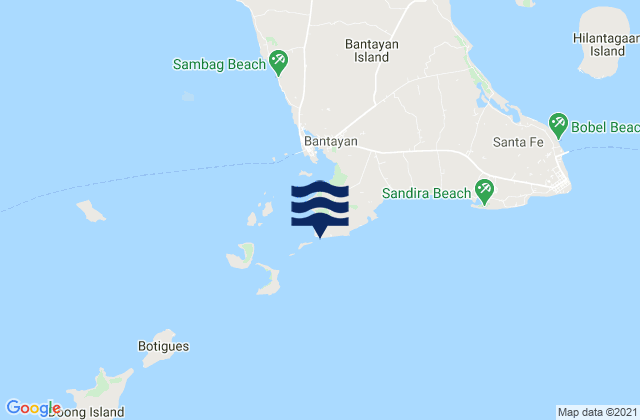 Sulangan, Philippinesの潮見表地図