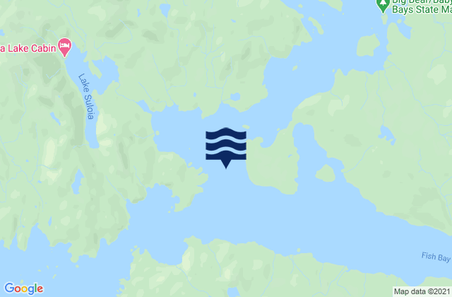 Suloia Point 0.32 n.mi. ENE of, United Statesの潮見表地図