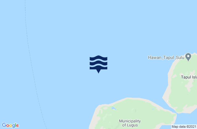 Sulu Sea, Philippinesの潮見表地図