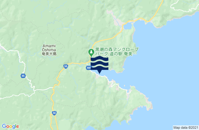 Sumiyo Wan, Japanの潮見表地図