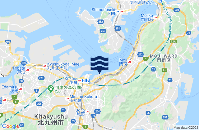 Sunatu, Japanの潮見表地図