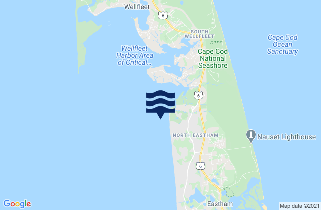 Sunken Meadow Beach, United Statesの潮見表地図