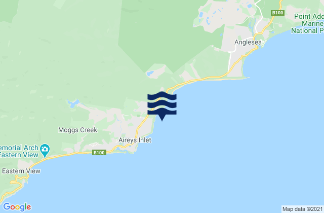 Sunnymeade Beach, Australiaの潮見表地図