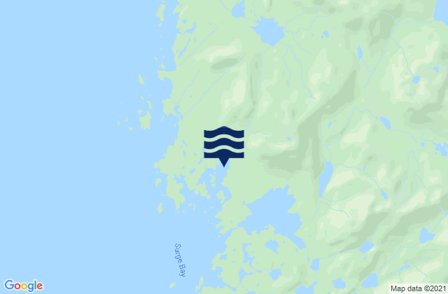 Surge Bay, United Statesの潮見表地図