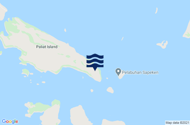 Susunan, Indonesiaの潮見表地図