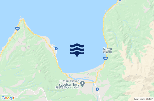 Suttu, Japanの潮見表地図