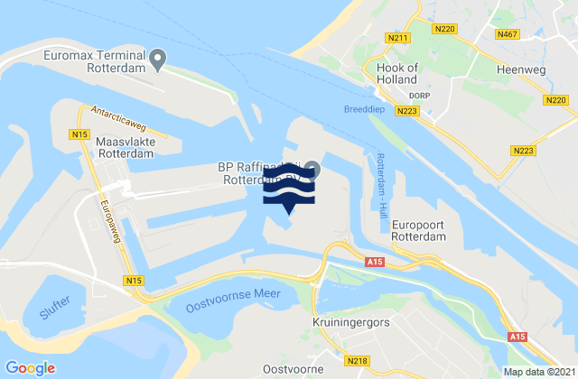 Suurhoffbrug noordzijde, Netherlandsの潮見表地図
