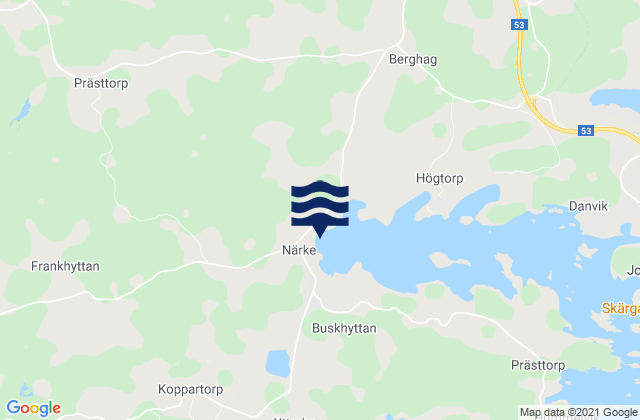 Svalsta, Swedenの潮見表地図