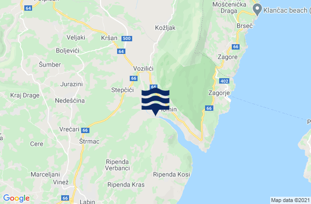 Sveta Nedelja, Croatiaの潮見表地図